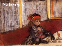 Femme dans un Café