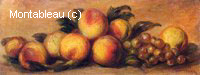 Still Life with Peaches and Grapes