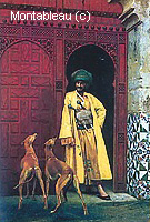 An Arab and his Dog