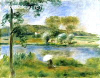 Landscape, the Banks of the River