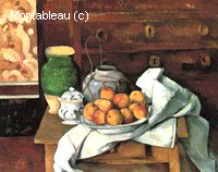 Vessels, Fruit and Cloth in front of a Chest
