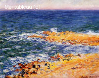 La mer à Antibes